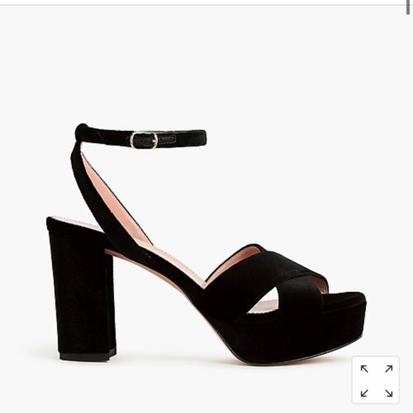 J.Crew Collection Velvet platform - Picture 3 of 7